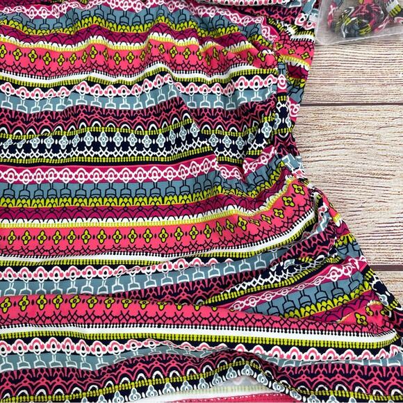 NWT Anne Cole Tankini Top - BRIGHT COLORS - Picture 6 of 10